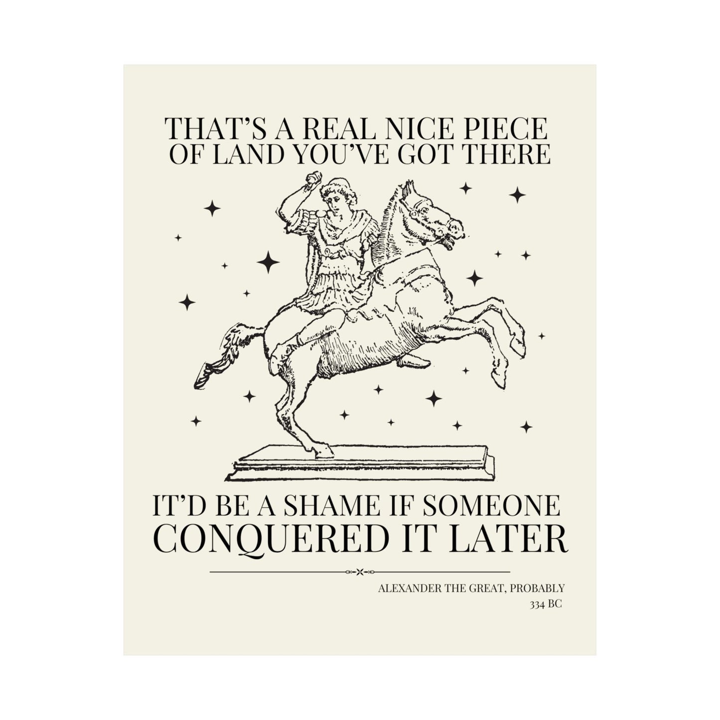 Alexander the Great King of Macedon Ancient History Poster