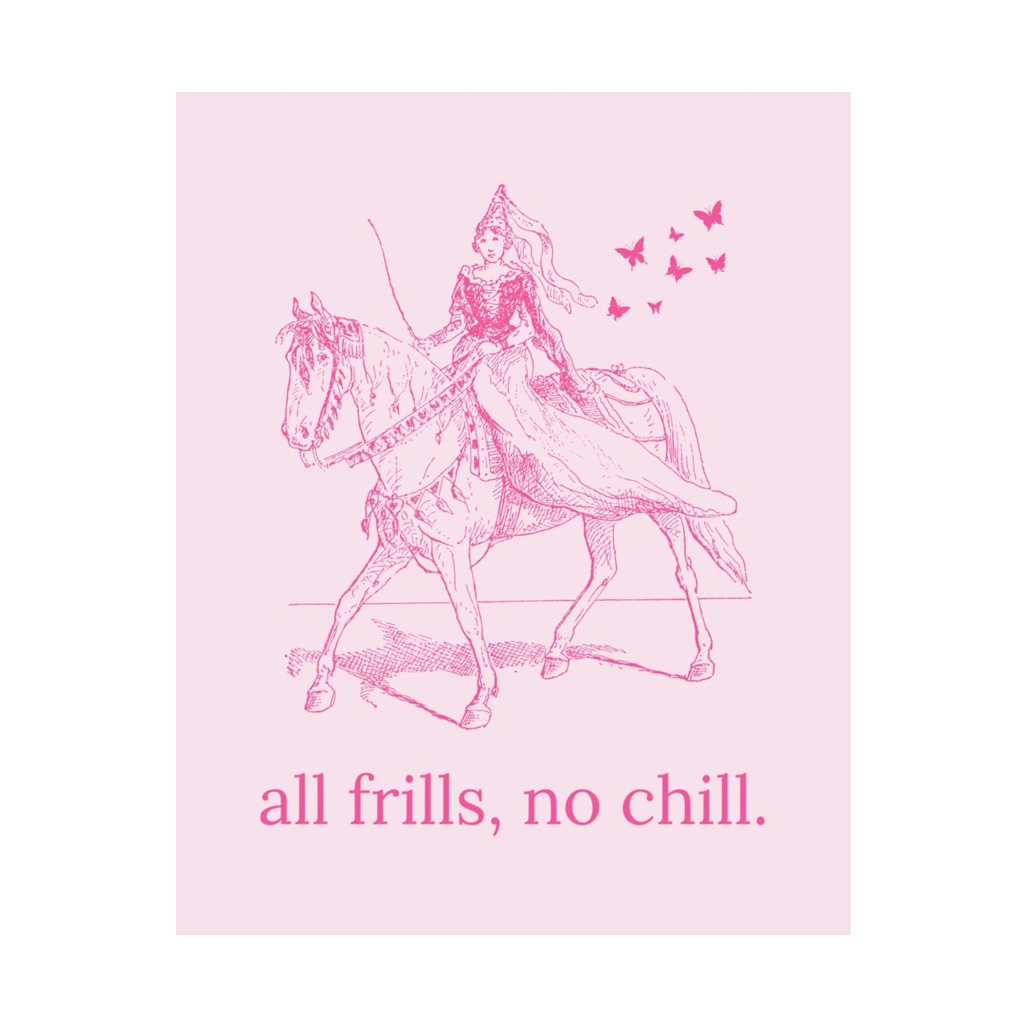 All Frills No Chill Poster