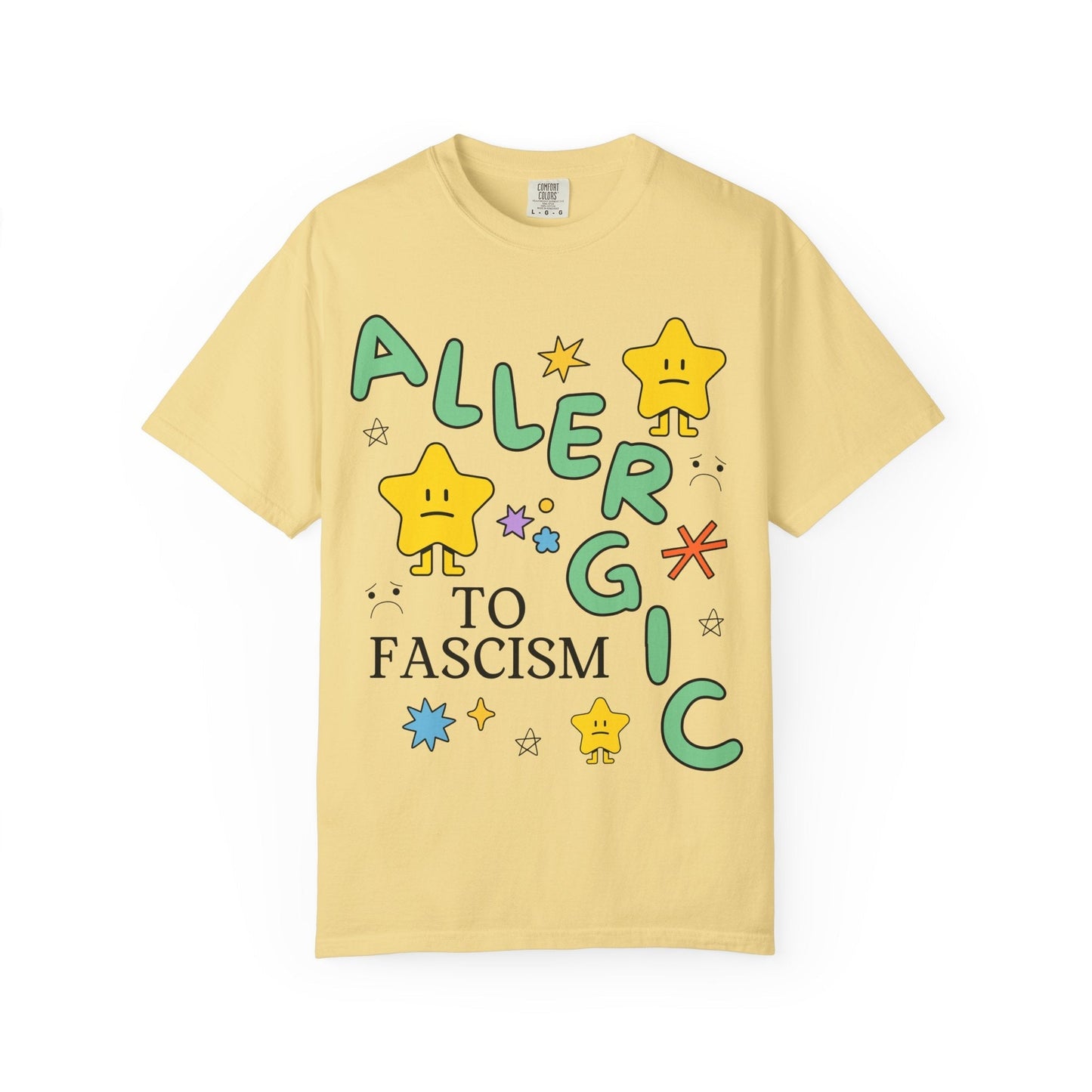 Allergic to Fascism Tee Shirt