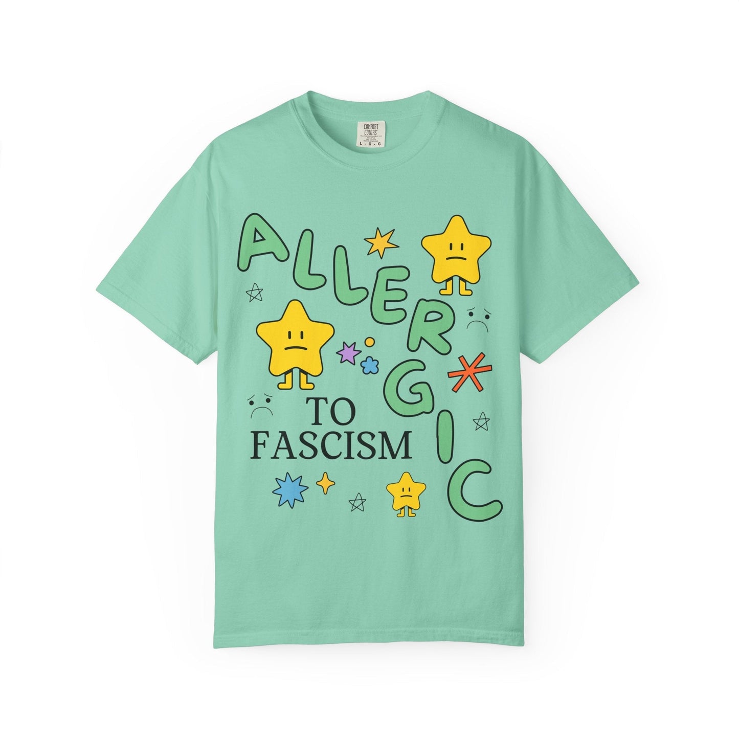 Allergic to Fascism Tee Shirt