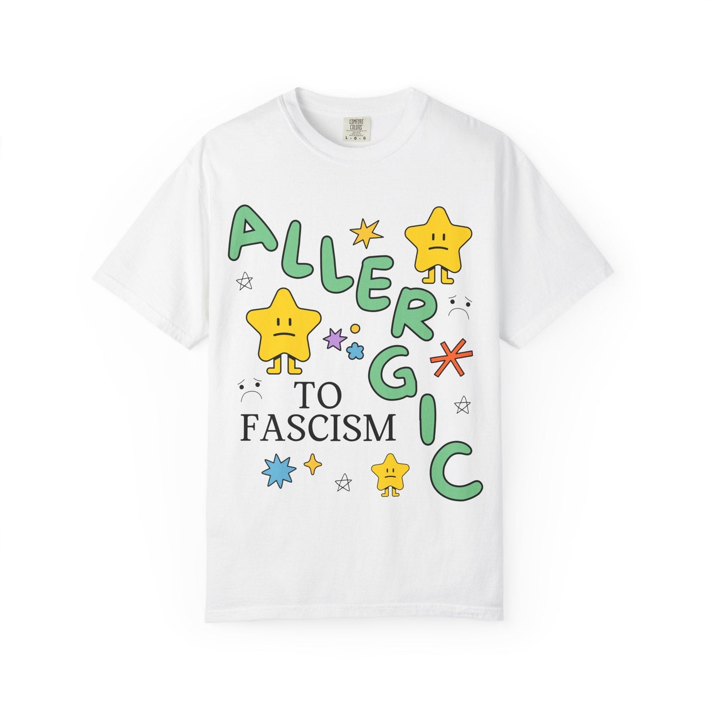 Allergic to Fascism Tee Shirt