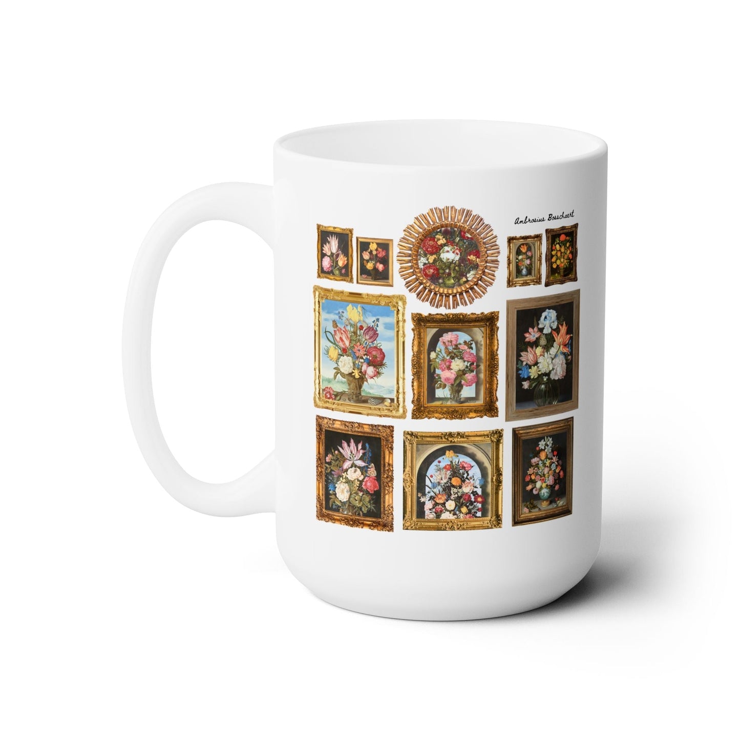 Ambrosius Bosschaert Dutch Still Life Coffee Mug