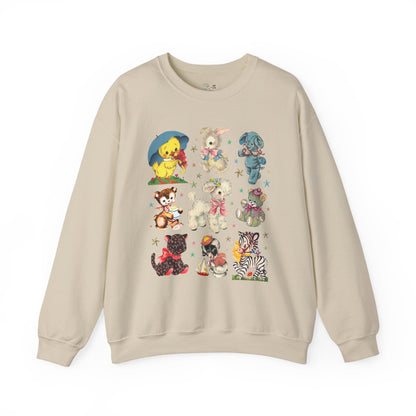Vintage Aesthetic Animal Sweatshirt