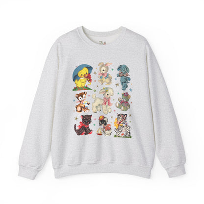 Vintage Aesthetic Animal Sweatshirt