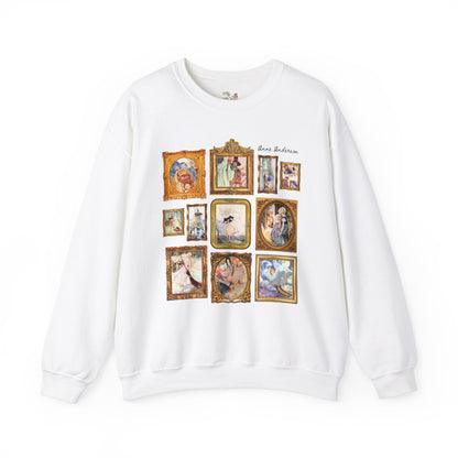 Fairy Tale Art Nouveau Illustrations Sweatshirt