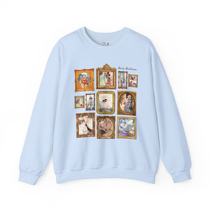 Fairy Tale Art Nouveau Illustrations Sweatshirt