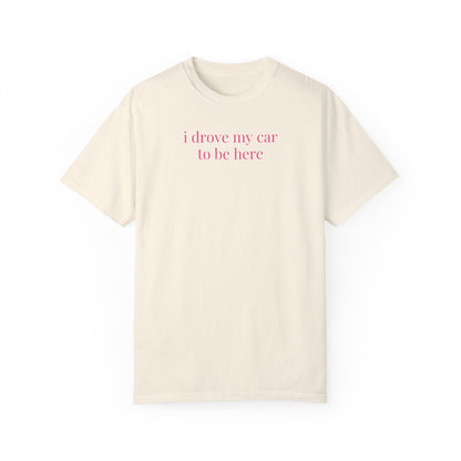Anxious Driver T-Shirt with Funny Saying