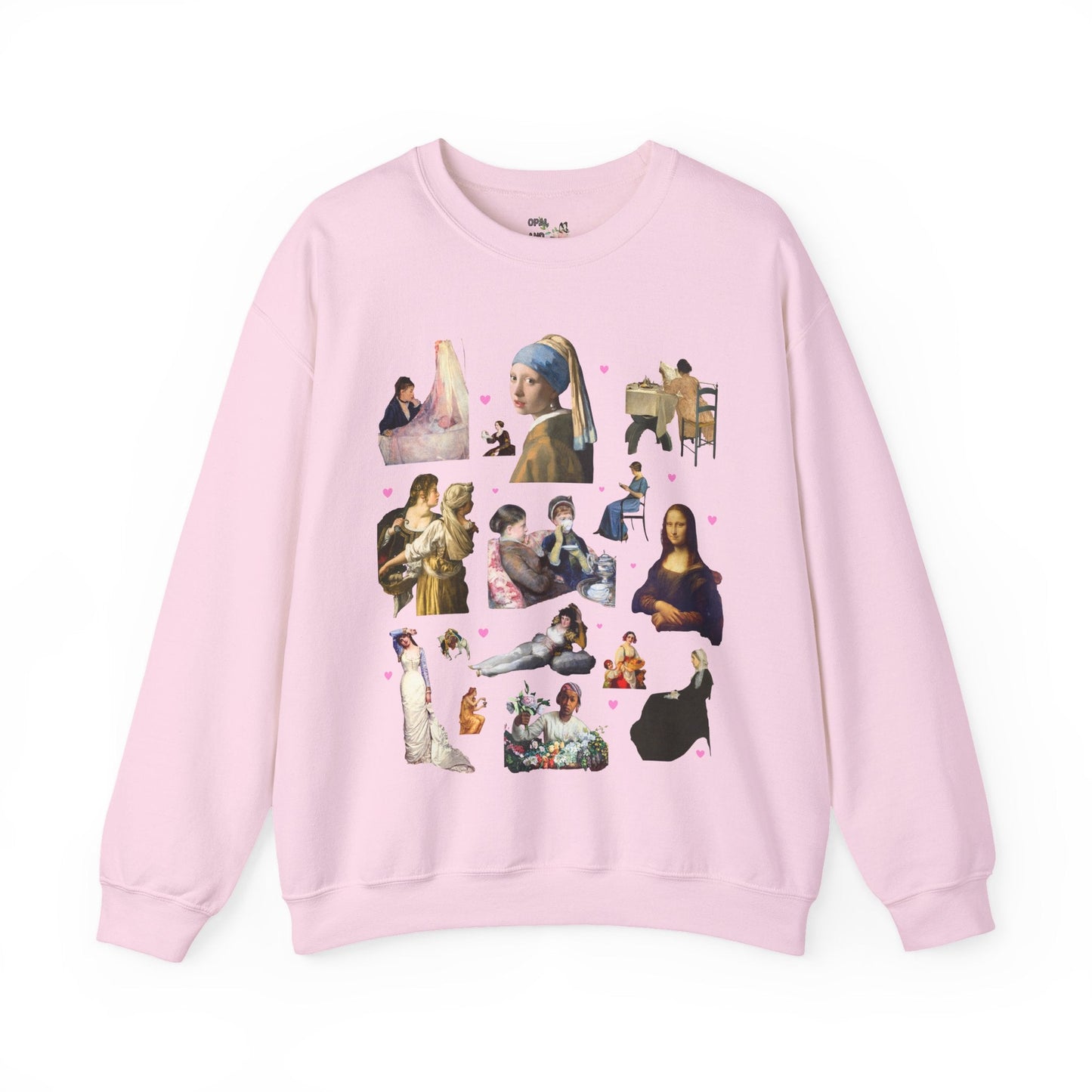 Art History Lover Sweatshirt: Women in Famous Paintings