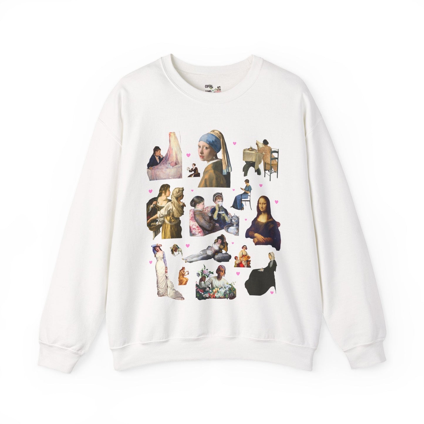 Art History Lover Sweatshirt: Women in Famous Paintings