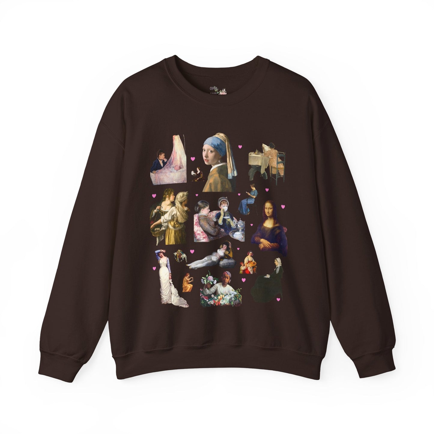 Art History Lover Sweatshirt: Women in Famous Paintings