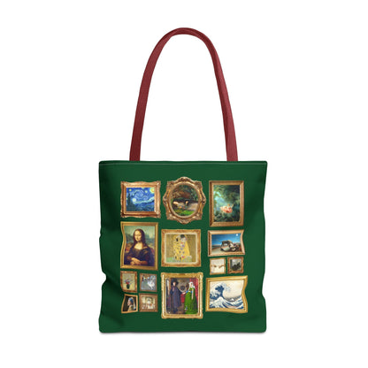 Art History Lover Tote Bag: Famous Paintings