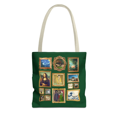 Art History Lover Tote Bag: Famous Paintings