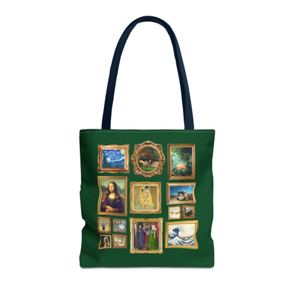 Art History Lover Tote Bag: Famous Paintings