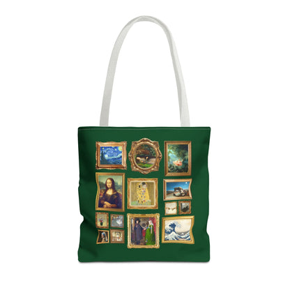 Art History Lover Tote Bag: Famous Paintings