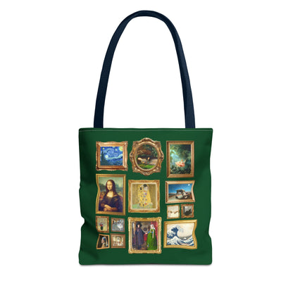 Art History Lover Tote Bag: Famous Paintings