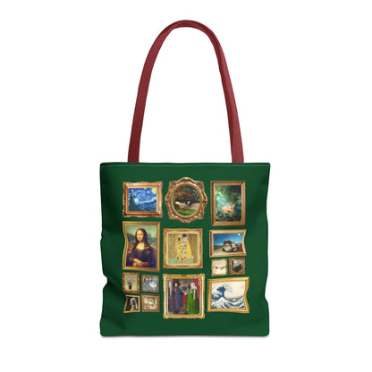 Art History Lover Tote Bag: Famous Paintings