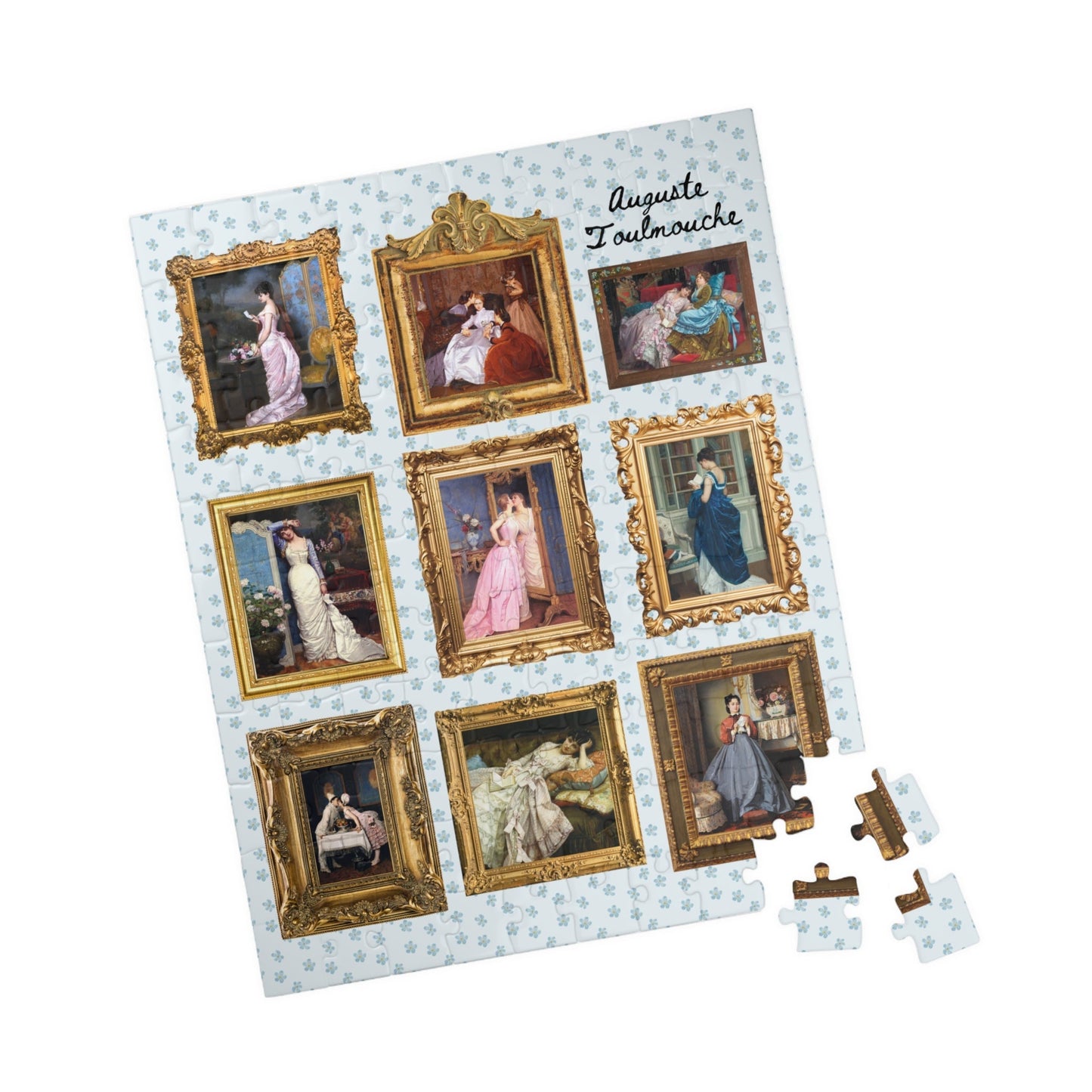 Auguste Toulmouche Paintings: Puzzle