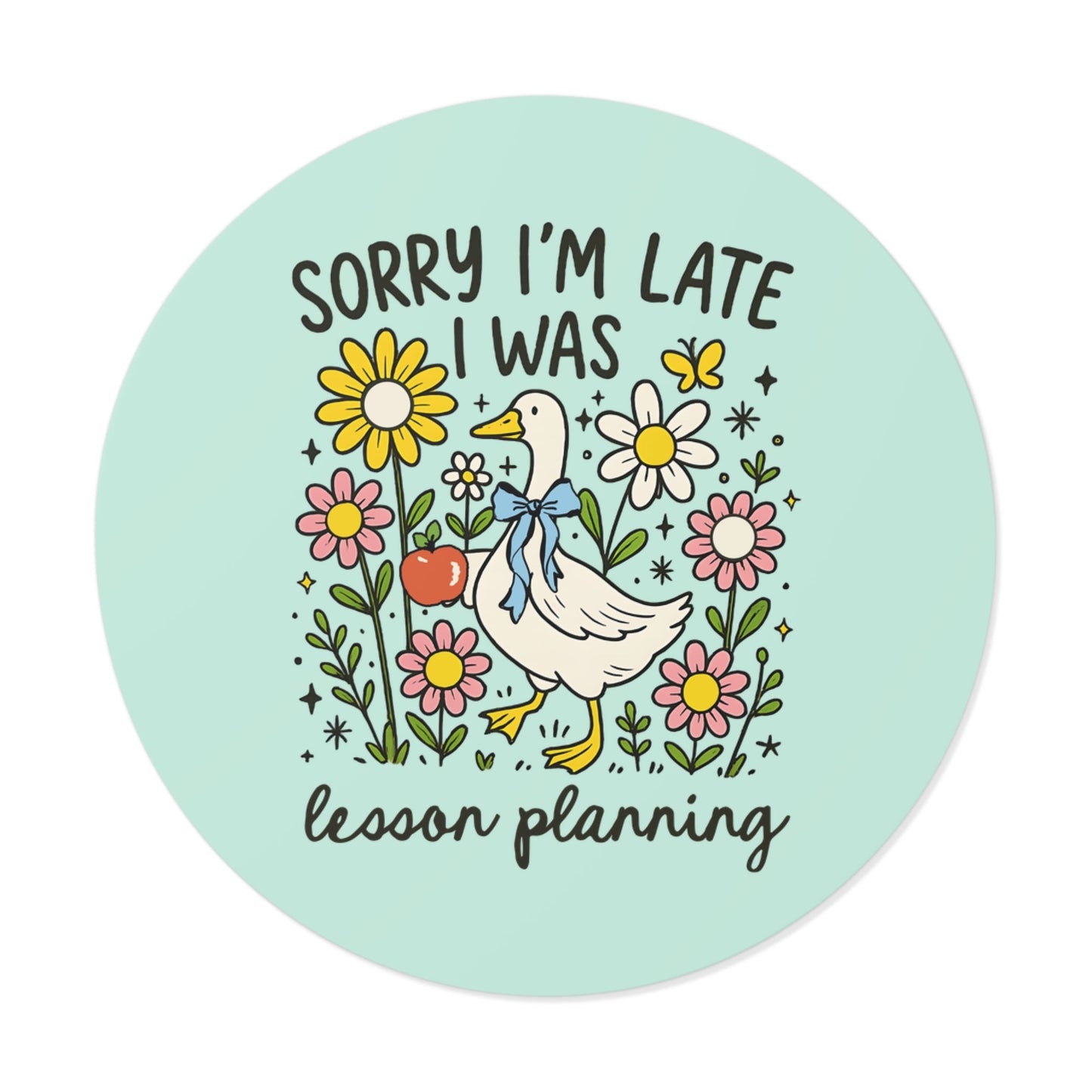Back to School Silly Goose Sticker