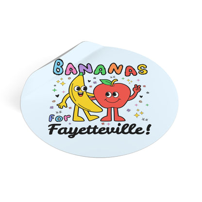 Bananas for Fayetteville Sticker