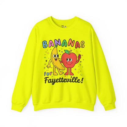 Bananas for Fayetteville Sweatshirt