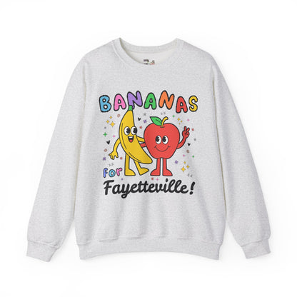 Bananas for Fayetteville Sweatshirt
