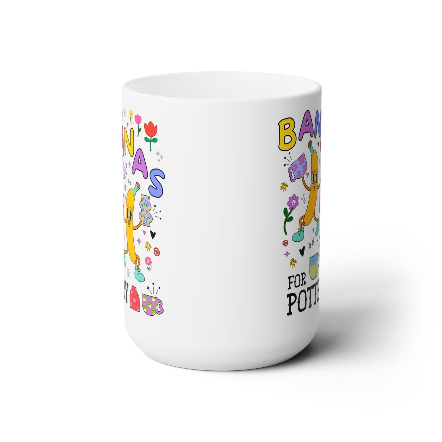 Bananas for Pottery Coffee Mug