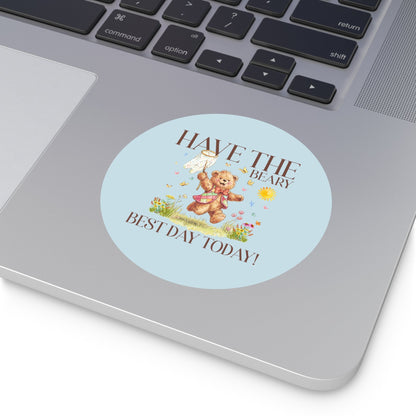 Beary Best Day Sticker