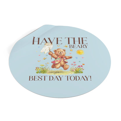 Beary Best Day Sticker