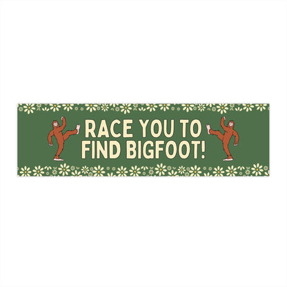 Race You To Find Bigfoot!