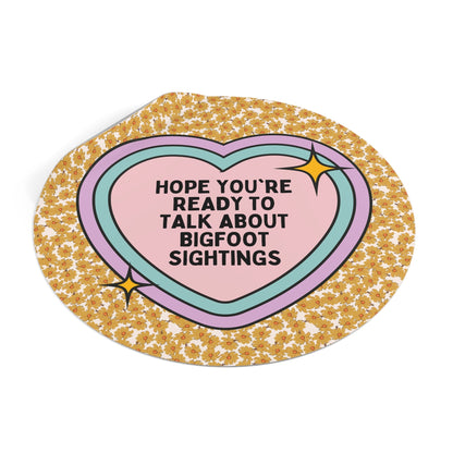 Bigfoot Sightings Sticker