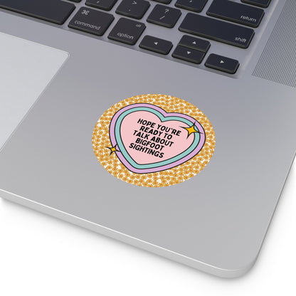 Bigfoot Sightings Sticker
