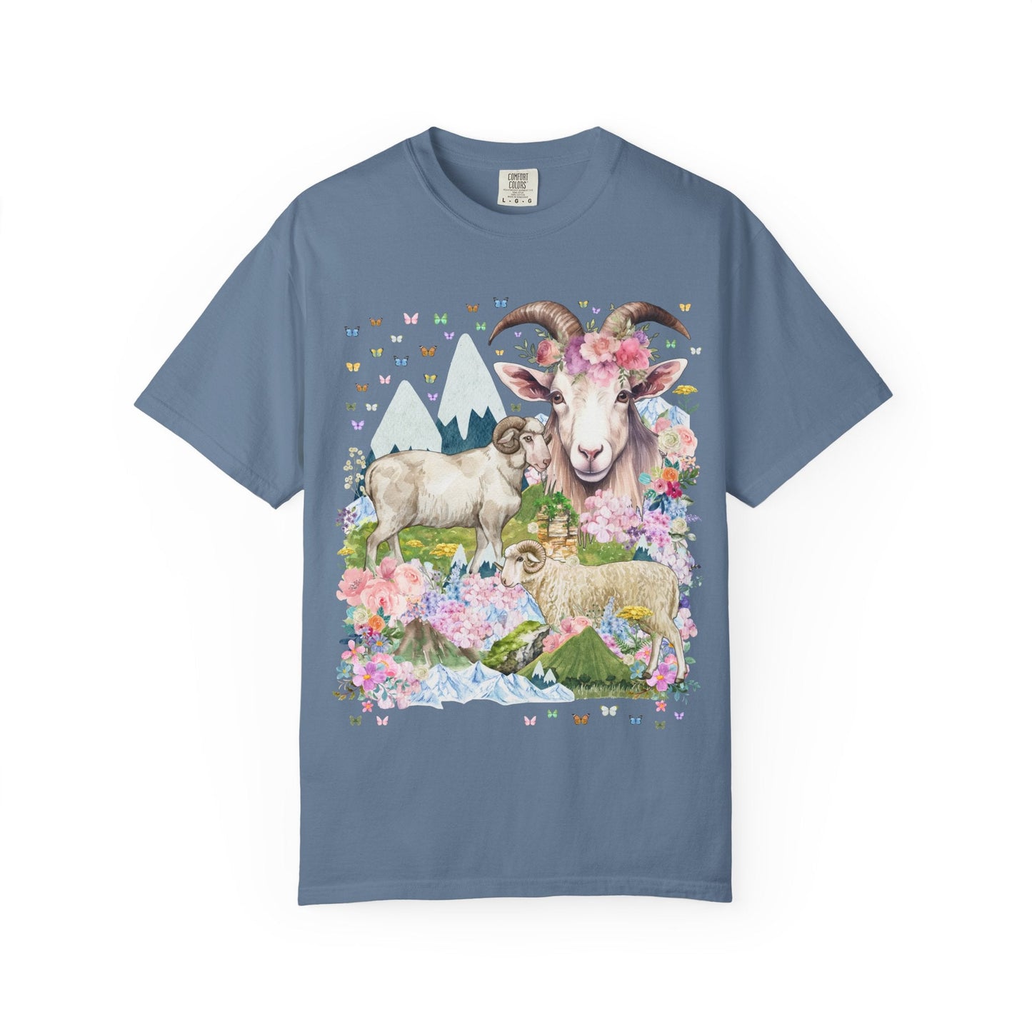 Bighorn Sheep or Floral Ram Tee
