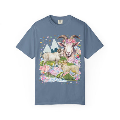 Bighorn Sheep or Floral Ram Tee