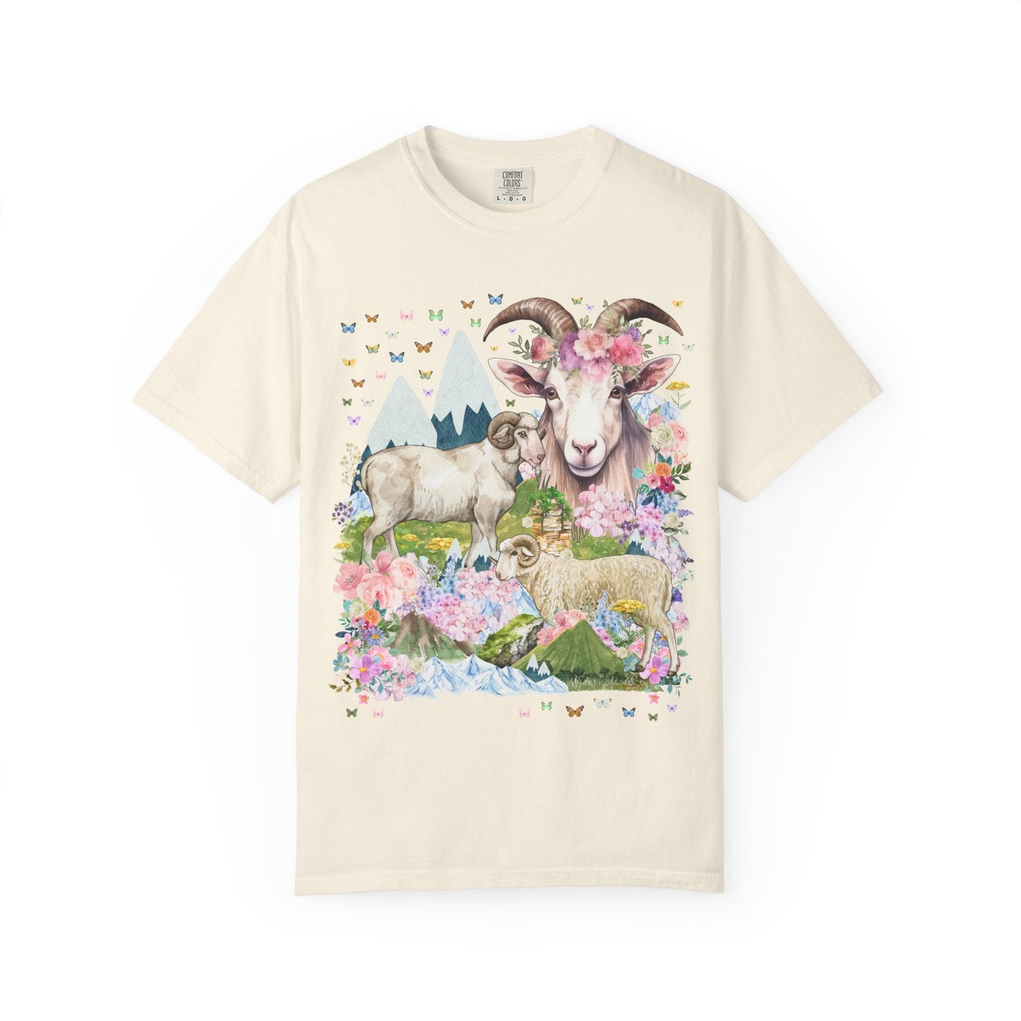 Bighorn Sheep or Floral Ram Tee