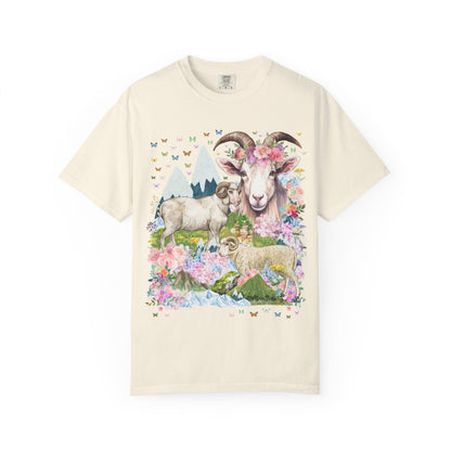 Bighorn Sheep or Floral Ram Tee