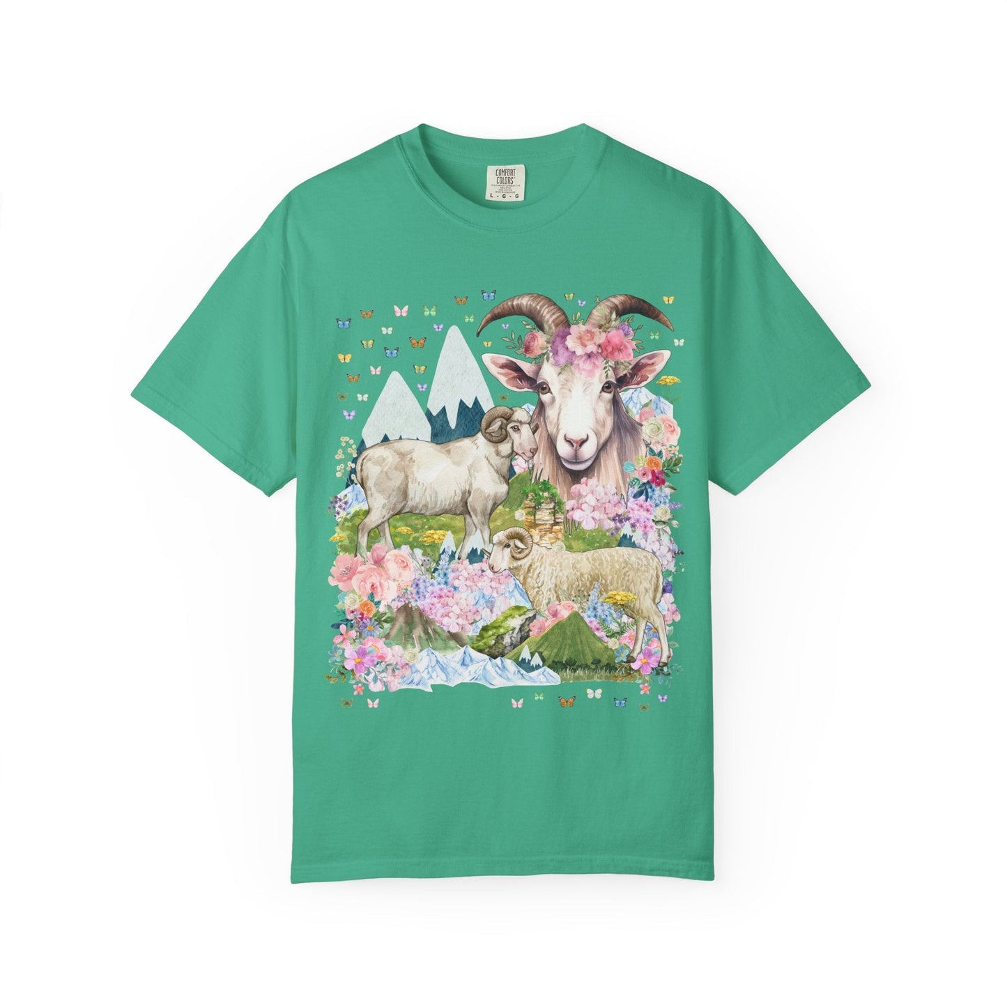 Bighorn Sheep or Floral Ram Tee