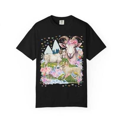 Bighorn Sheep or Floral Ram Tee