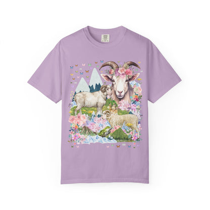Bighorn Sheep or Floral Ram Tee