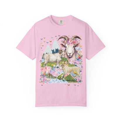 Bighorn Sheep or Floral Ram Tee