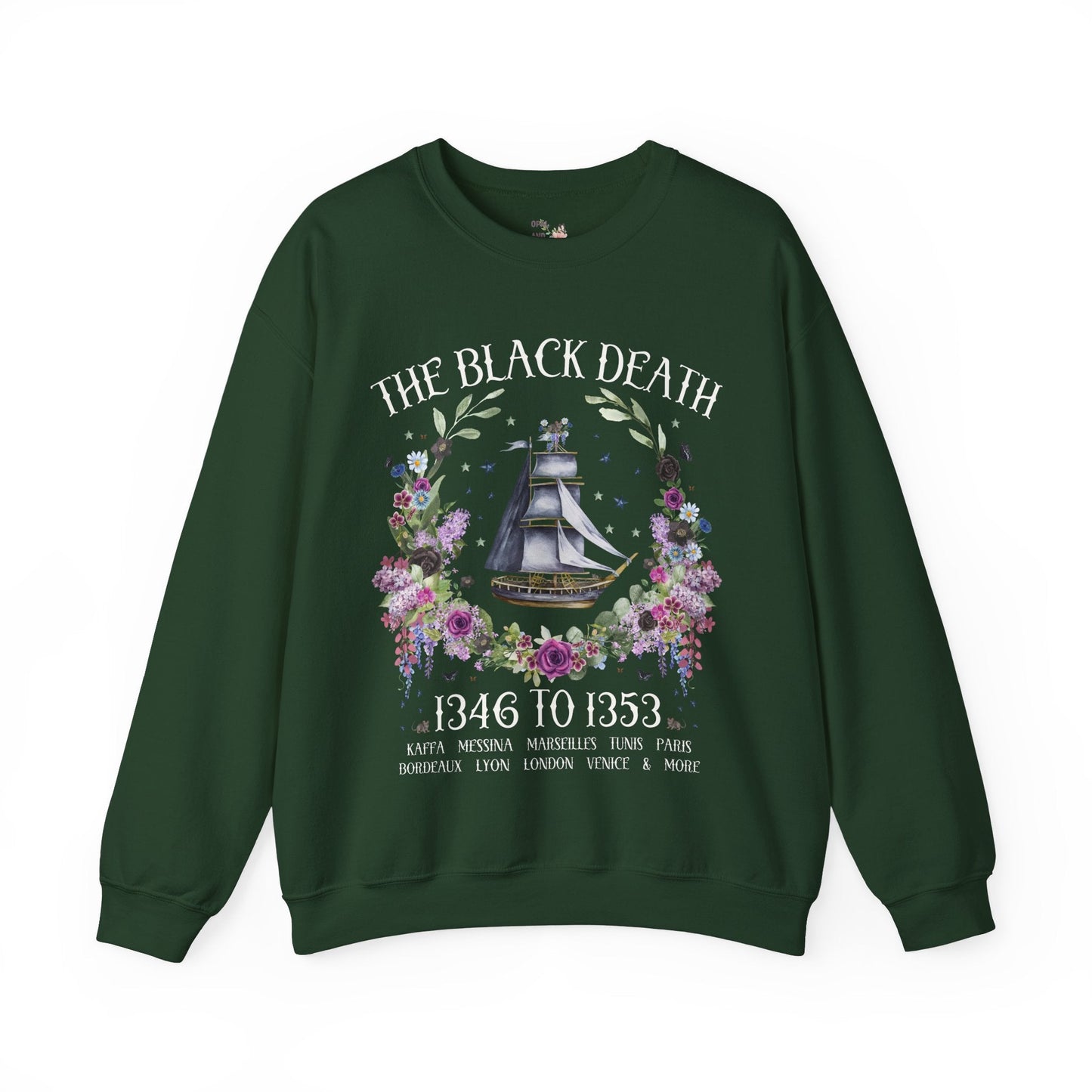 Black Death Sweatshirt for Medieval History Buff