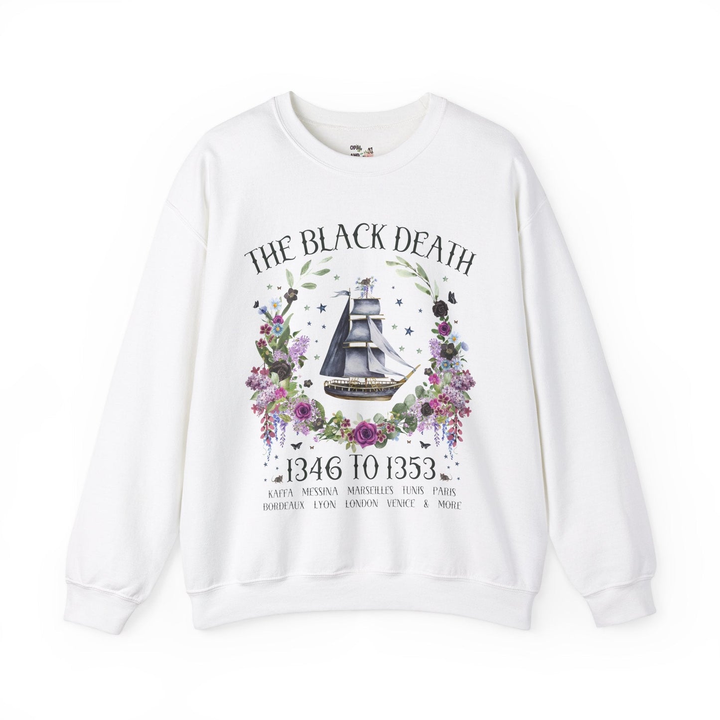 Black Death Sweatshirt for Medieval History Buff