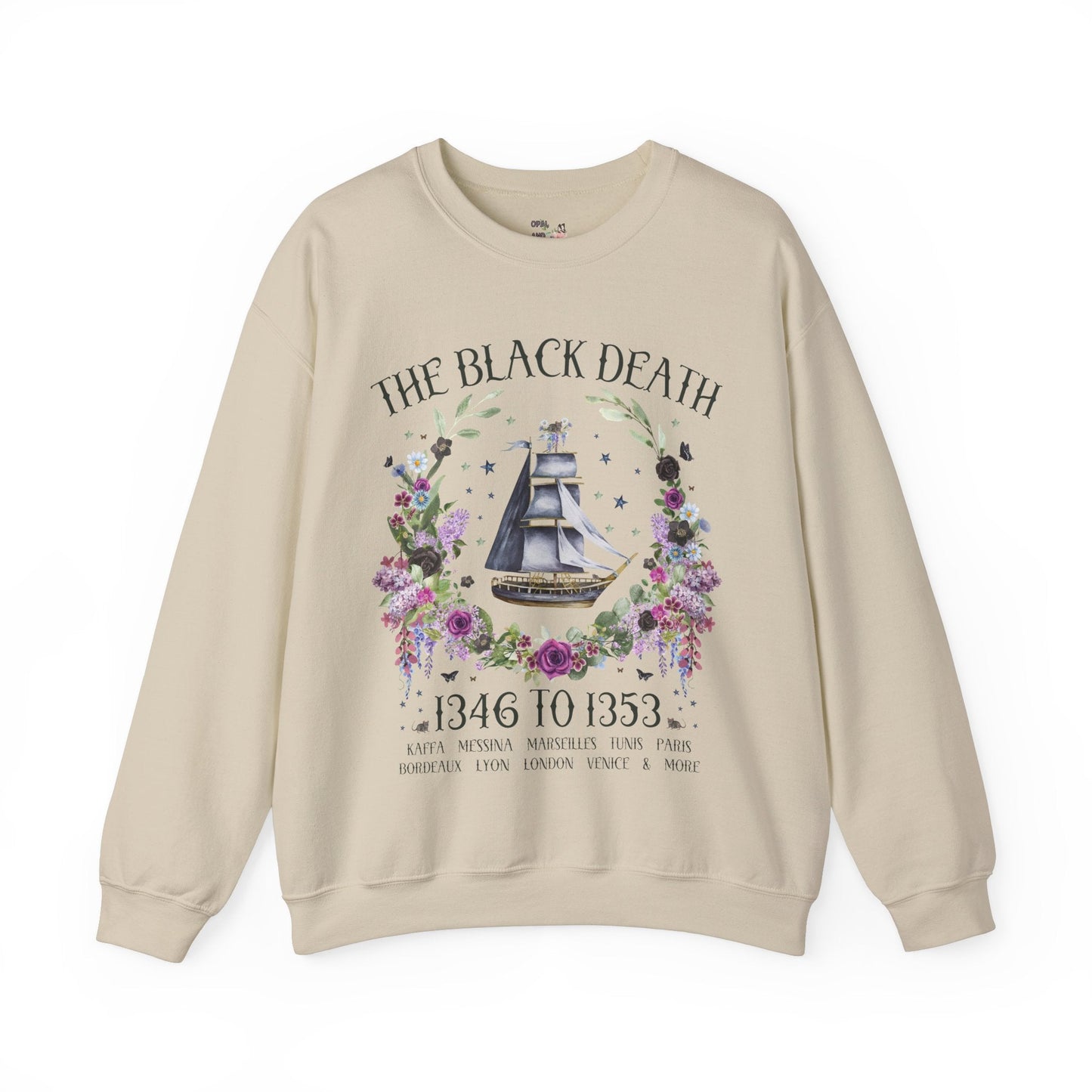 Black Death Sweatshirt for Medieval History Buff