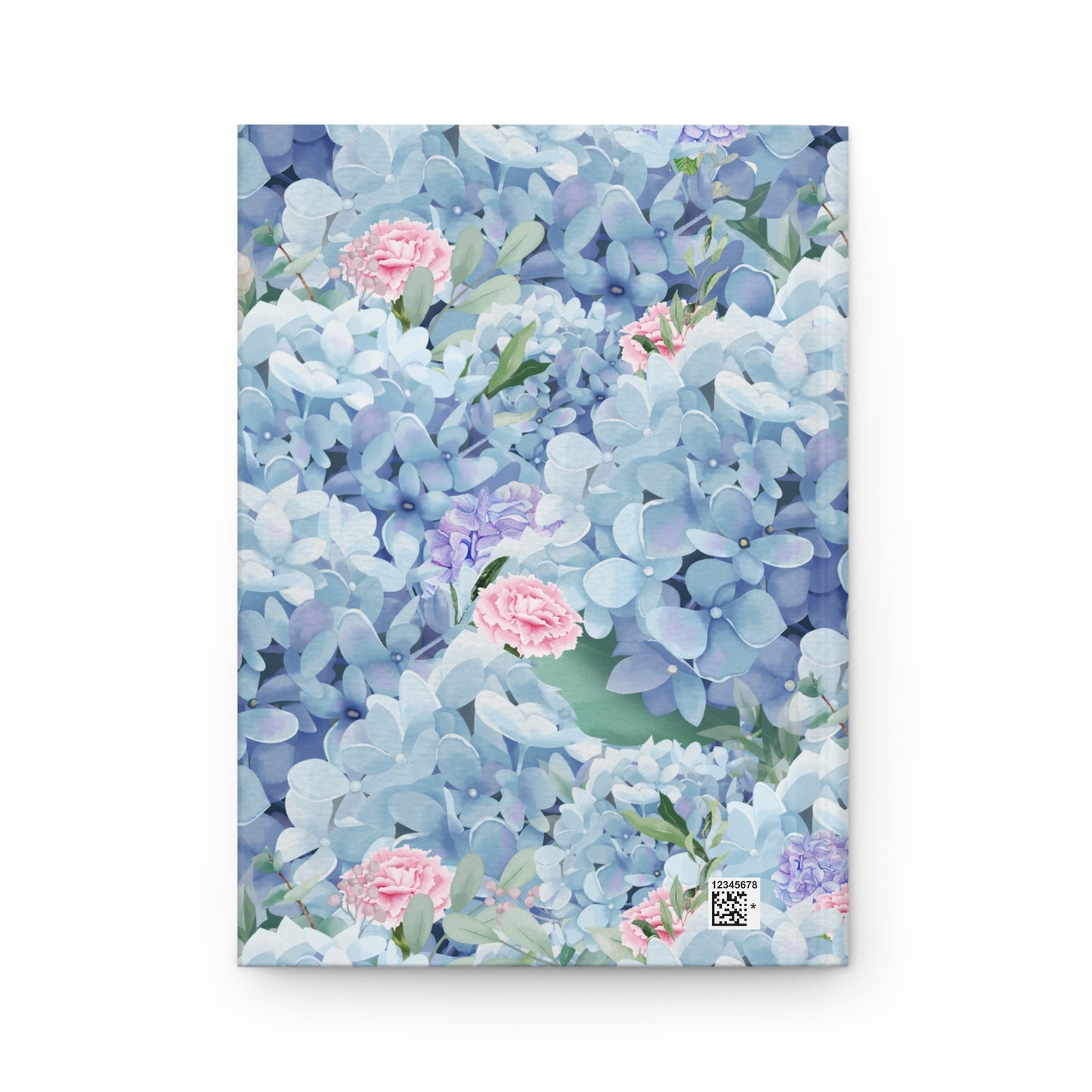 Blue Boho Floral Notebook for School or Work: Hardcover Notebook for Teacher or Writer