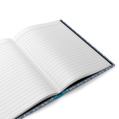 Blue Floral Initial Journal: I