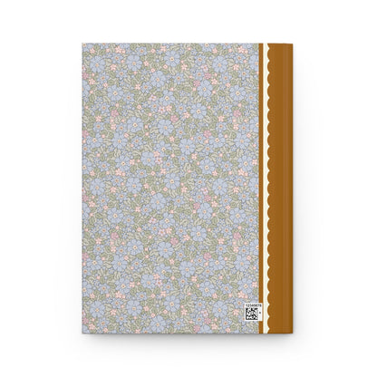 Blue Floral Notebook