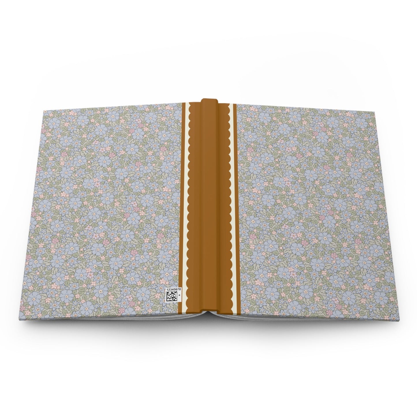 Blue Floral Notebook