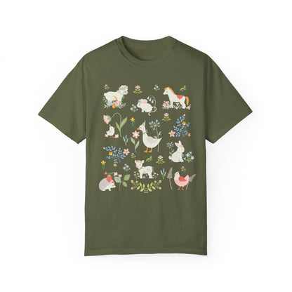 Pastel Farm Animals T-Shirt