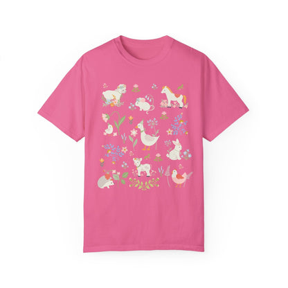 Pastel Farm Animals T-Shirt