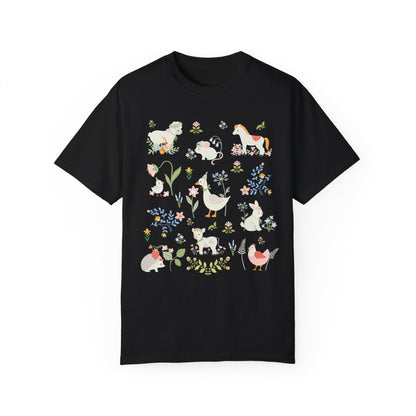 Pastel Farm Animals Shirt