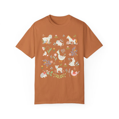 Pastel Farm Animals Shirt